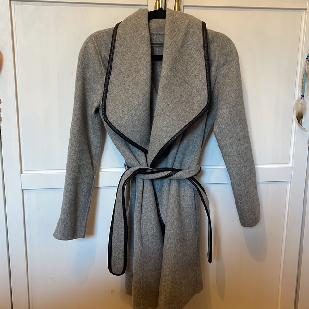 Vince wool wrap coat